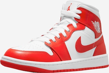 Jordan Hög sneaker 'Air Jordan 1' i vit: framsida