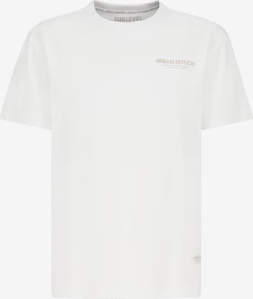 Sublevel Shirt 'Urban' in Wit: voorkant