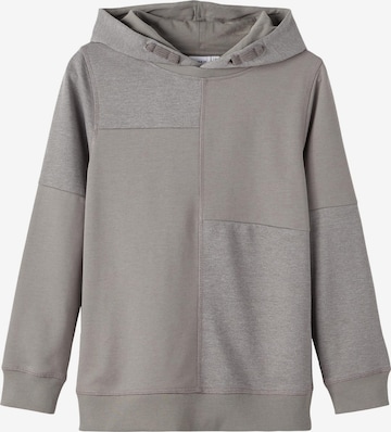 NAME IT Sweatshirt 'Lutsew' in Grau: predná strana