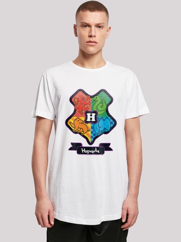 F4NT4STIC Shirt 'Harry Potter Hogwarts Junior' in Wit: voorkant