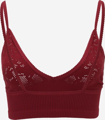 Free People - Triangular Soutien em vermelho