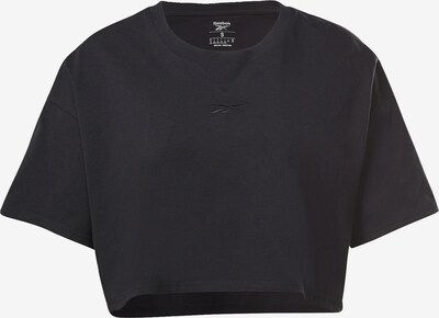 Reebok T-shirt fonctionnel 'Studio' en noir, Vue avec produit