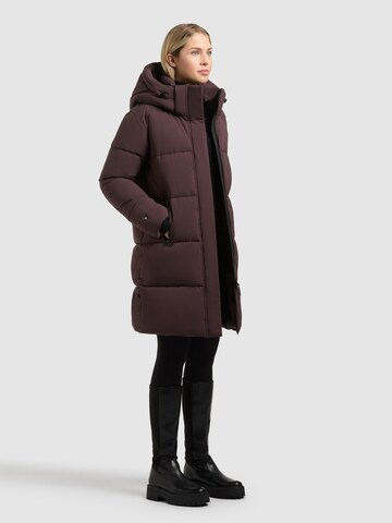 khujo Wintermantel 'Haya2' in Rood