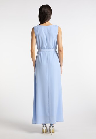 usha WHITE LABEL Evening Dress in Blue