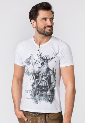 STOCKERPOINT Traditional shirt in White: front