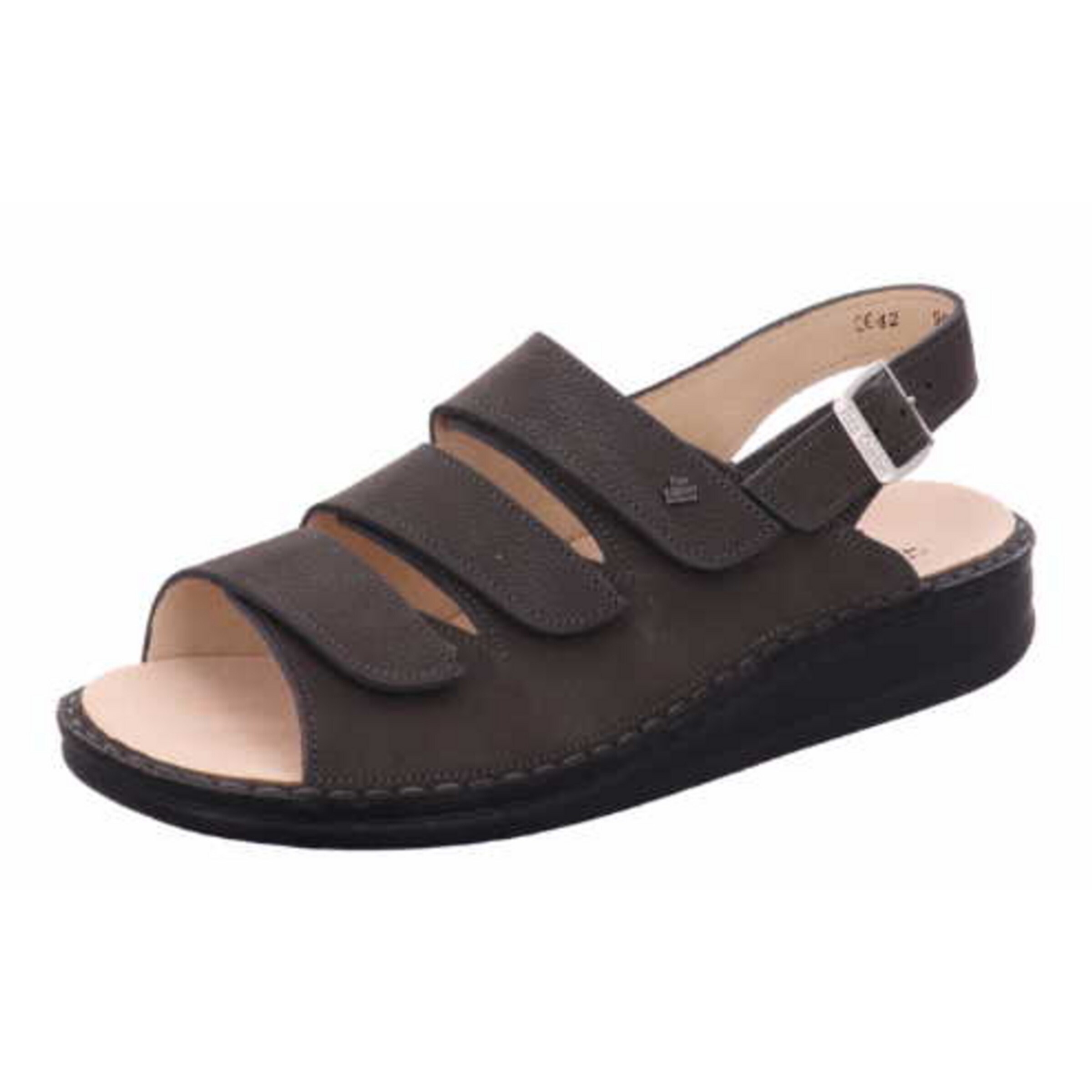 Finn Comfort Sandale 'Sylt' in Braun: Vorderseite