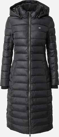 Manteau mi-saison Tommy Jeans en noir : devant