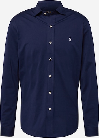 Polo Ralph Lauren Regularny krój Koszula biznesowa w kolorze niebieski: przód