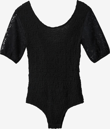 Desigual Shirt Bodysuit 'Alejandria' in Black: front