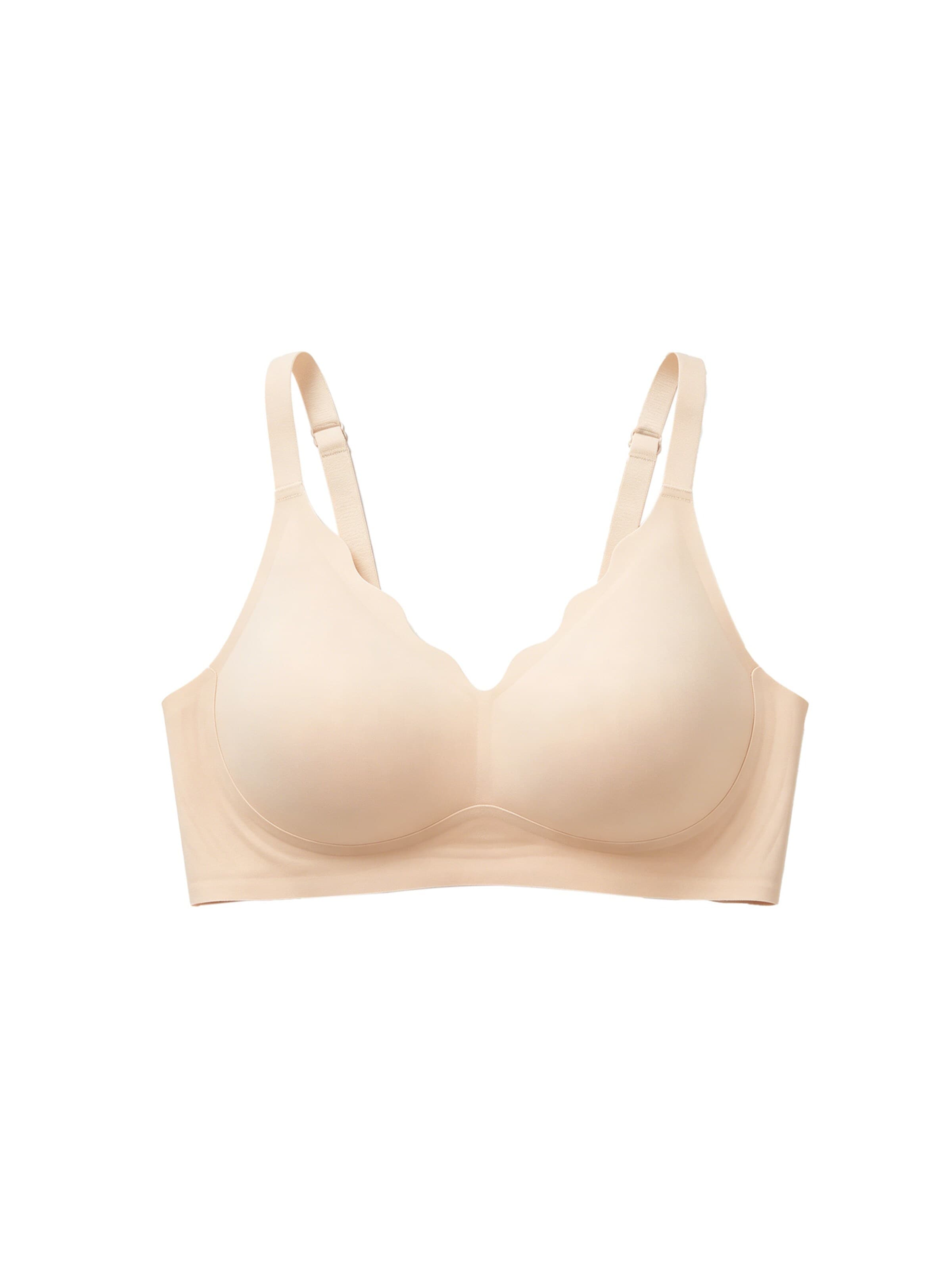 SHARICCA Push-up Bra 'SHARICCA Seamless Jelly Bras' in Beige: front