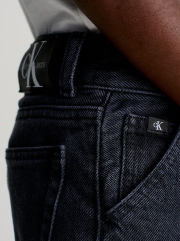 Calvin Klein Jeans Loosefit Jeans in Schwarz
