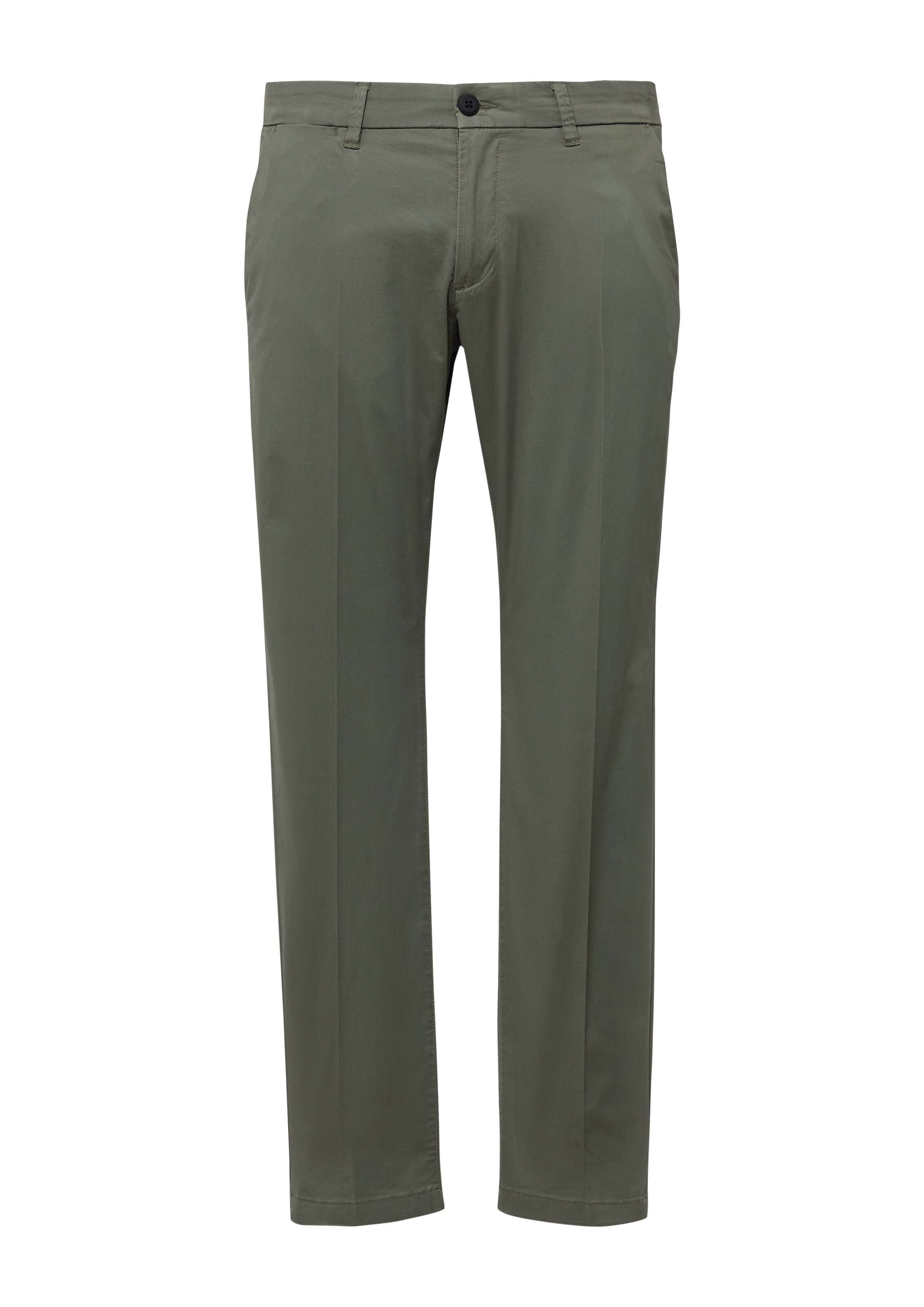 Regular Pantalon chino s.Oliver BLACK LABEL en vert : devant