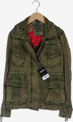 Superdry Jacket & Coat in XXS in Green: front