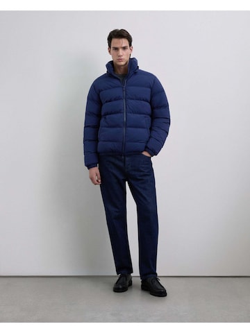 Scalpers Winterjas 'Scmalmo' in Blauw: voorkant