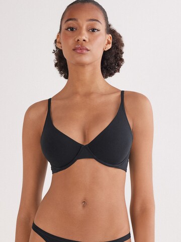 INTIMISSIMI Balconette BH 'AMALIA' in Schwarz: Vorderseite
