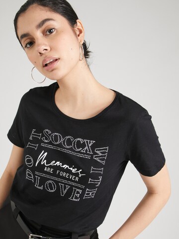 T-shirt 'Memory Lane' Soccx en noir