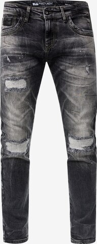 Rusty Neal Regular Jeans 'YAMATO' in Grijs: voorkant