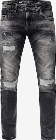 Rusty Neal Jeans 'YAMATO' in Grey: front