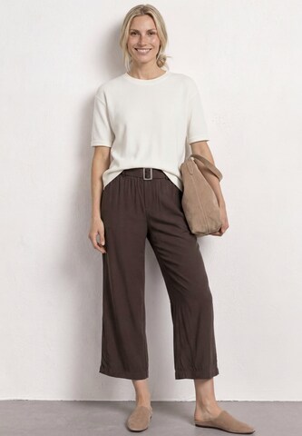 STREET ONE Wide Leg Hose in Braun