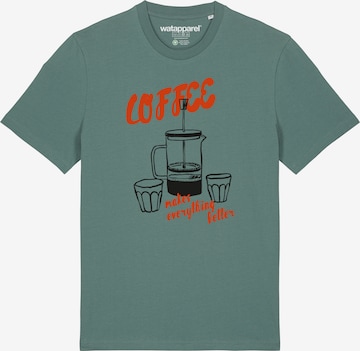 T-Shirt Watapparel en vert : devant