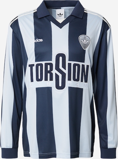 Marškinėliai iš ADIDAS ORIGINALS, spalva – indigo spalva / pastelinė mėlyna / balta, Prekių apžvalga