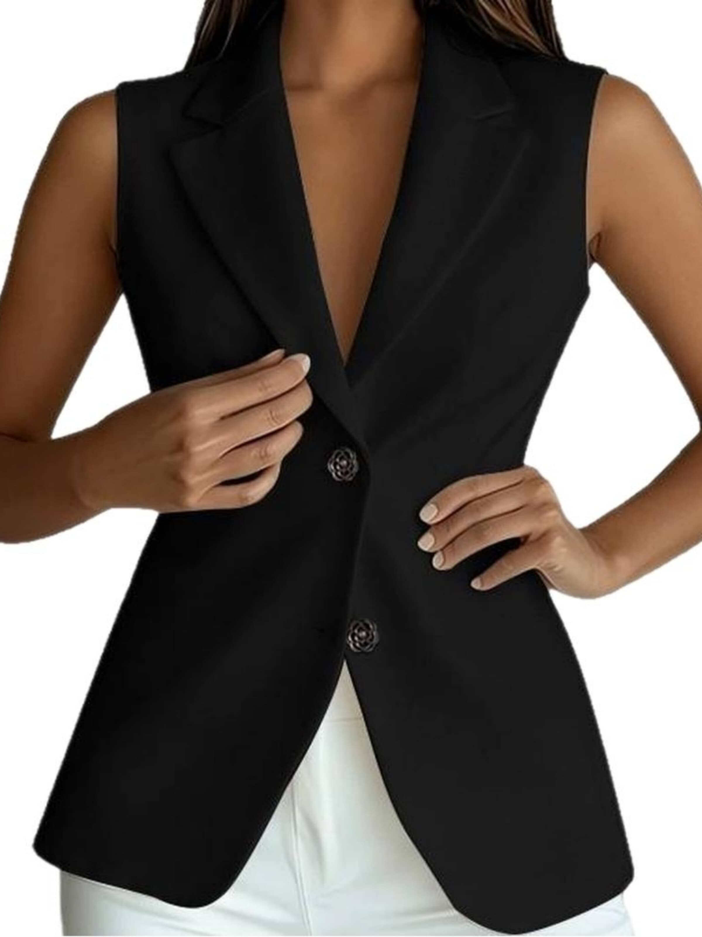 Yesfashion Gilet in Zwart
