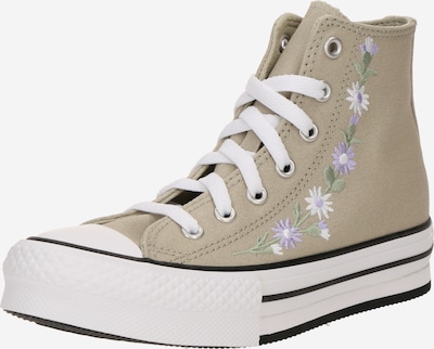 Sportbačiai 'CTAS' iš CONVERSE, spalva – alyvuogių spalva / šviesiai žalia / šviesiai violetinė / balta, Prekių apžvalga