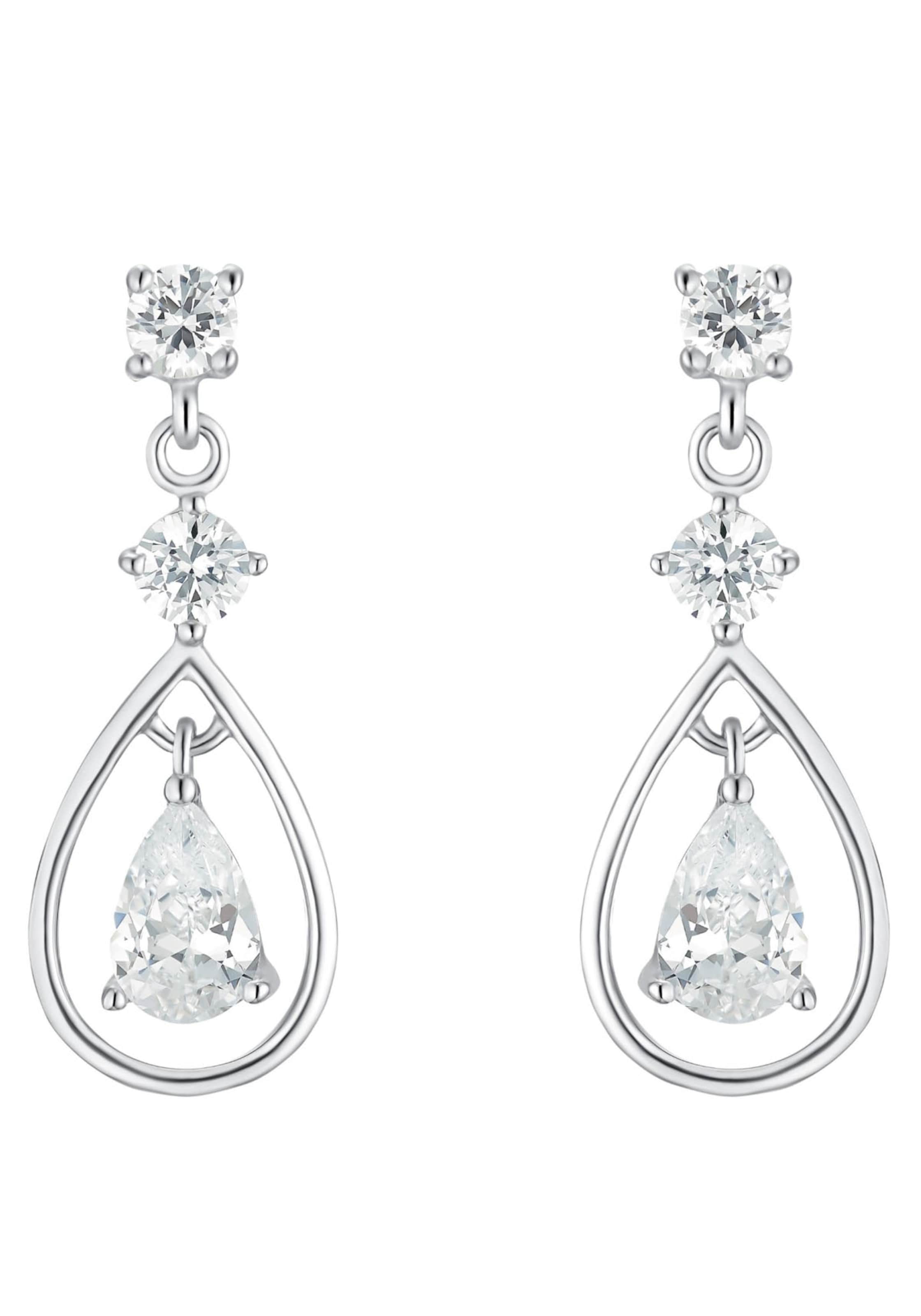 AMOR Earrings in Silver: front