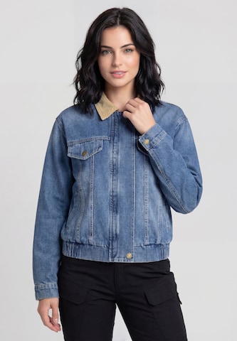 MYMO - Chaqueta de entretiempo en azul: frente