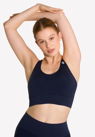 OCEANSAPART - Bustier Sujetador deportivo 'Beverly' en azul: frente