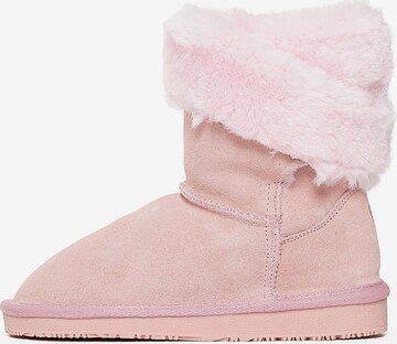 Bottes de neige 'Florine' Gooce en rose : devant