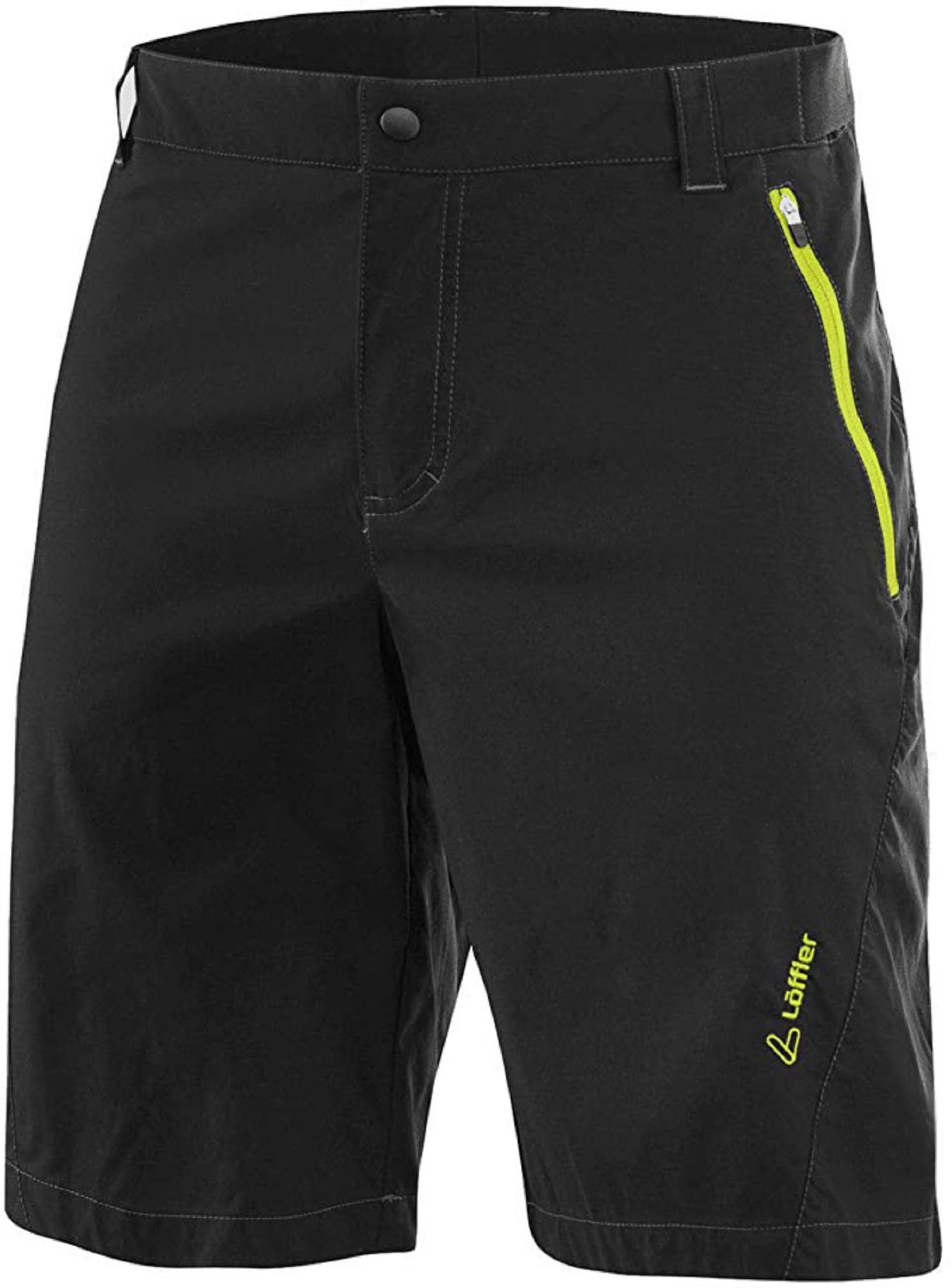 Löffler Regular Workout Pants in Black: front