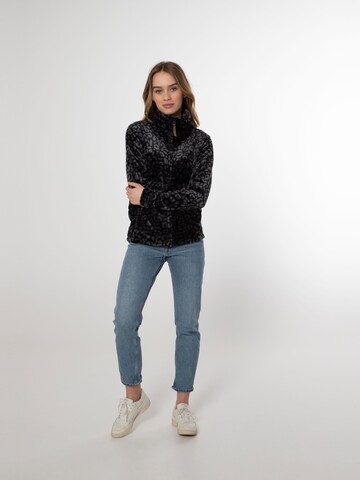 PROTEST Fleecejacke 'PRTPACO' in Schwarz