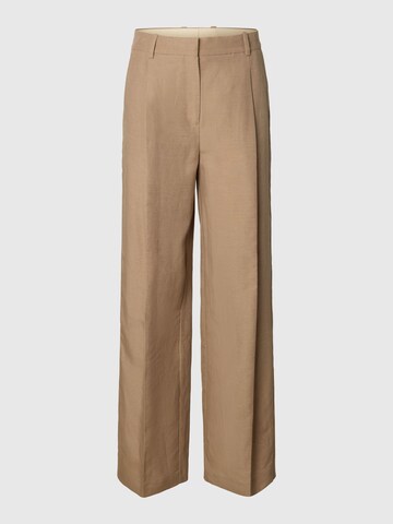 Wide Leg Pantalon à pince SELECTED en beige