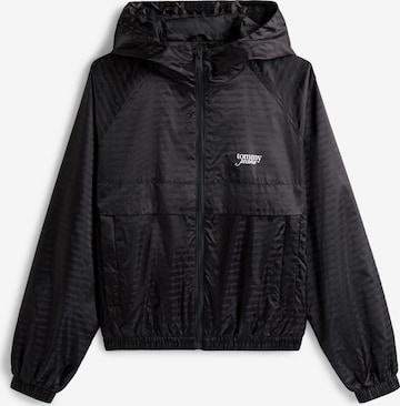Tommy JeansPrijelazna jakna - crna boja: prednji dio