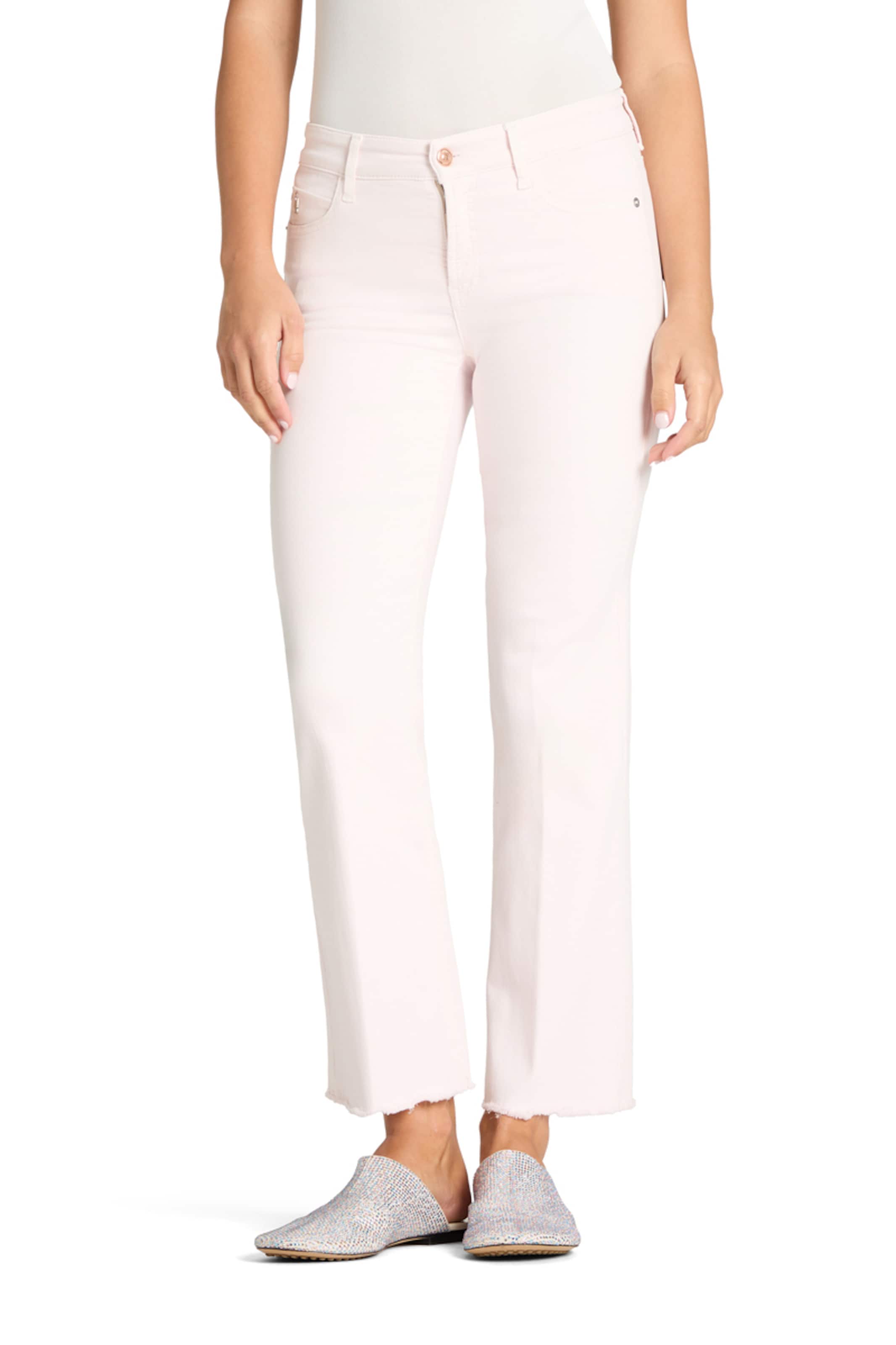 Cambio Flared Jeans 'Francesca' in White: front