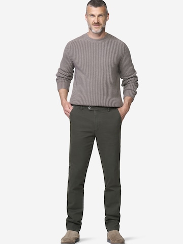 Regular Pantalon chino 'Oslo 2-3616' MEYER en vert