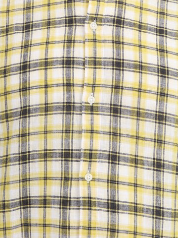 s.Oliver Men Big Sizes Regular fit Button Up Shirt in Yellow