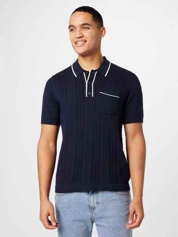 Abercrombie & Fitch Trui in Blauw: voorkant