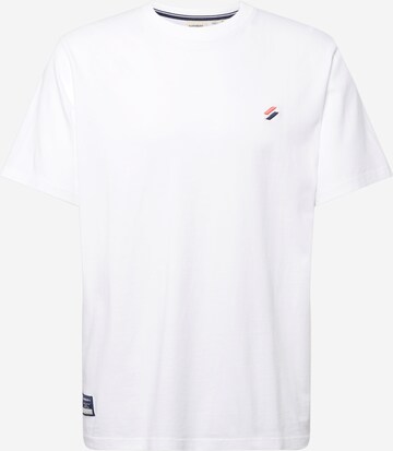 T-Shirt Superdry en blanc : devant