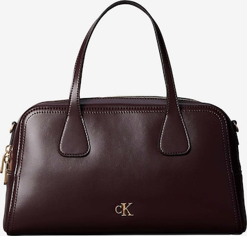 Calvin Klein Чанта с презрамки в червено: отпред