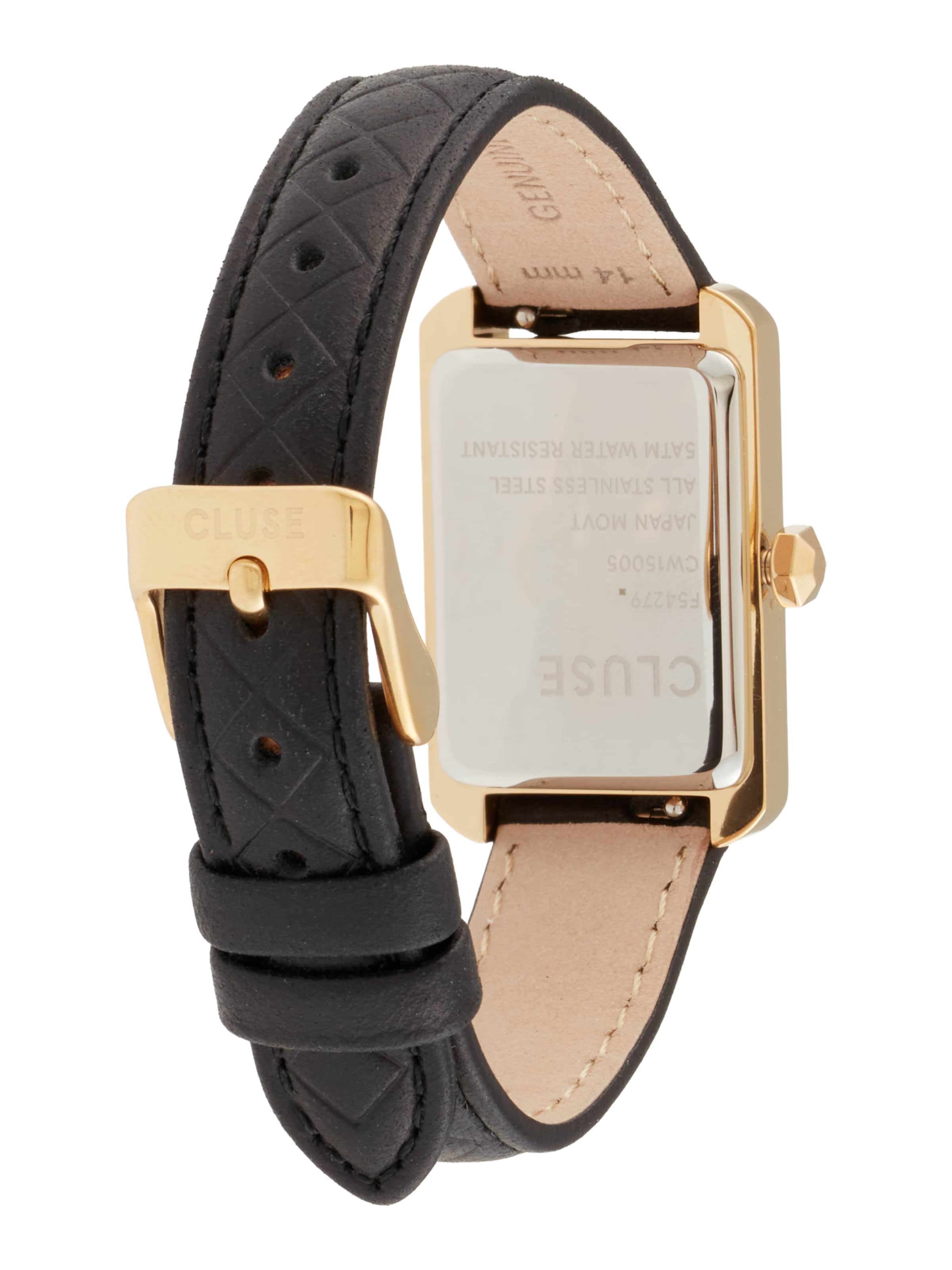 CLUSE Аналогов часовник в черно