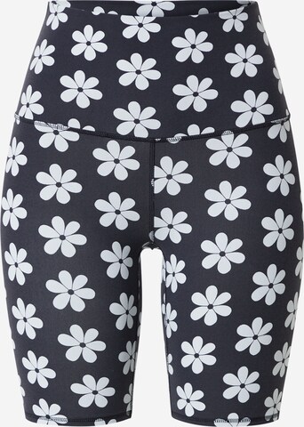 LEVI'S ® Slimfit Leggings 'Youth Bike Short' in Zwart: voorkant