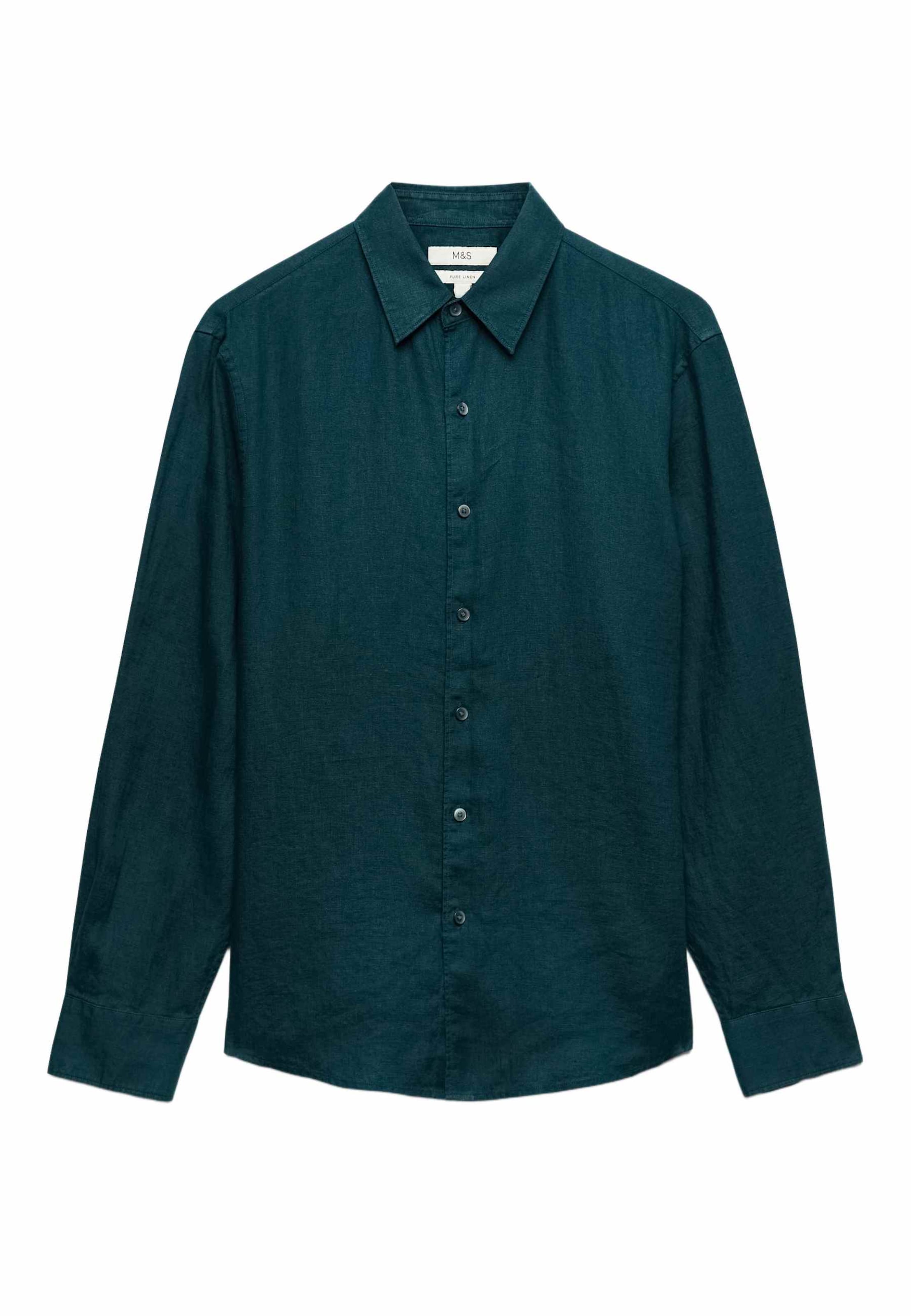 Chemise Marks & Spencer en vert : devant