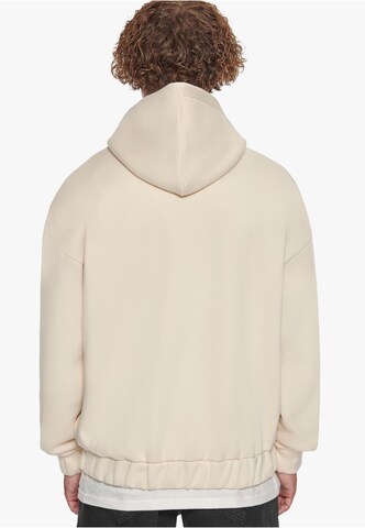 Dropsize Zip-Up Hoodie in Beige