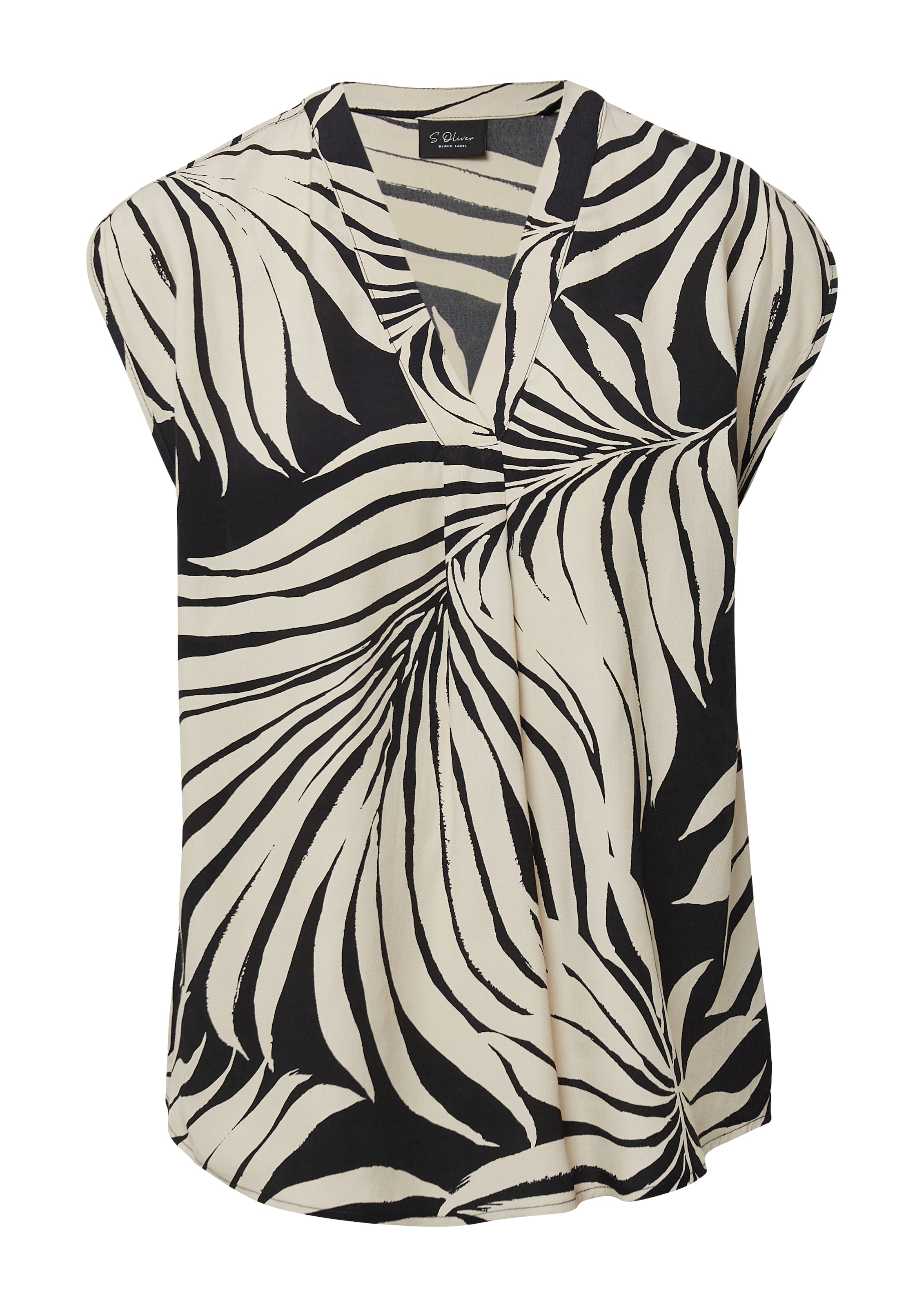 s.Oliver BLACK LABEL Blouse in Black: front