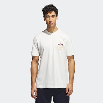 ADIDAS PERFORMANCE Performance Shirt 'Summer Camp Story' in White: front