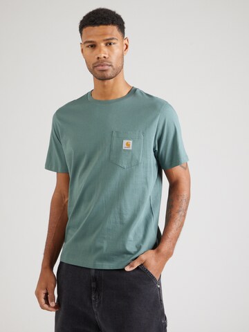Carhartt WIP Tričko - Zelená: predná strana