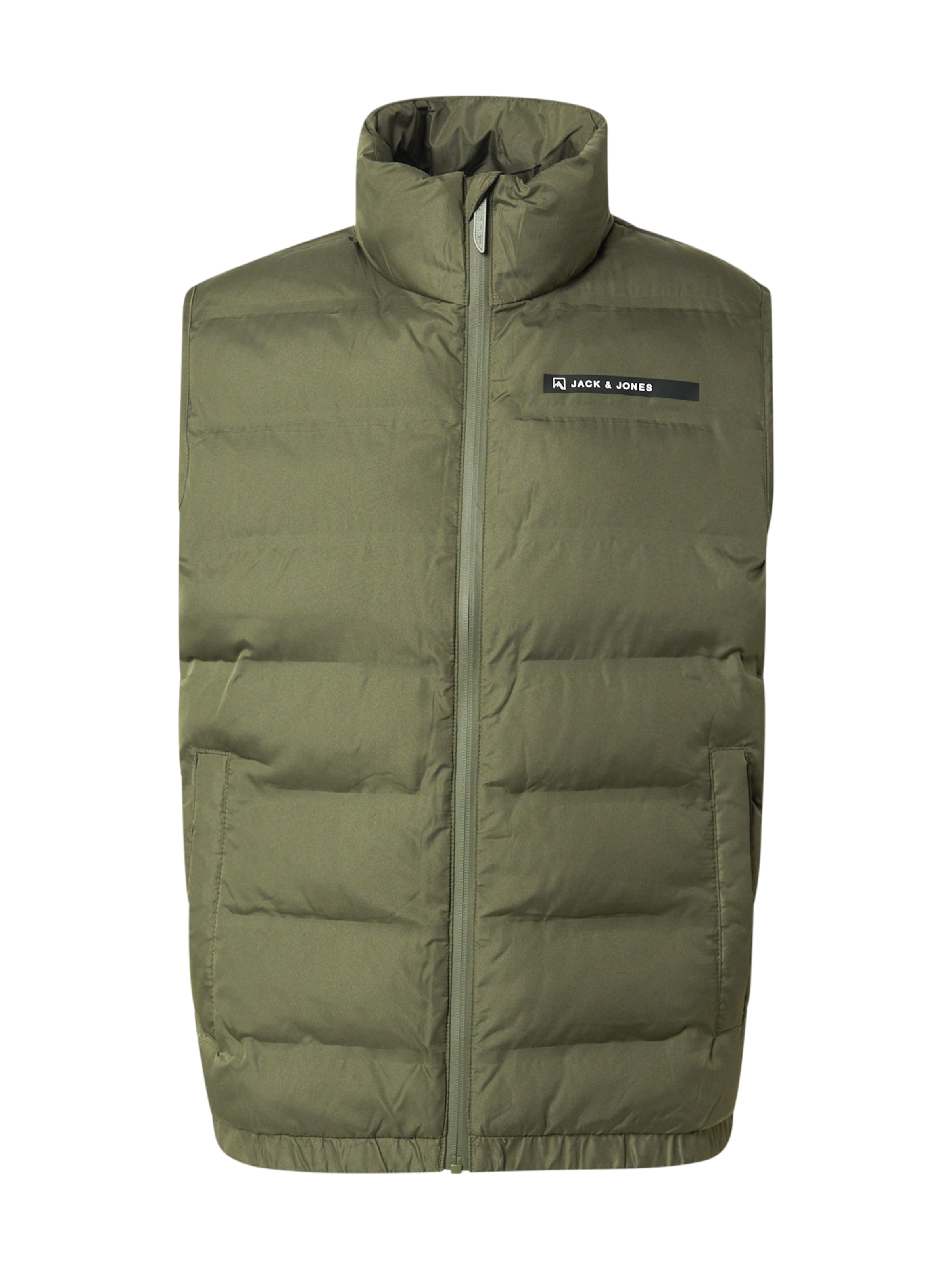 JACK & JONES Vest 'JJALPES' in Green: front