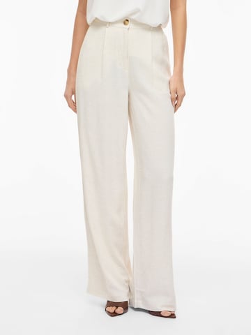 Wide Leg Pantalon 'VIWinnie' VILA en beige : devant